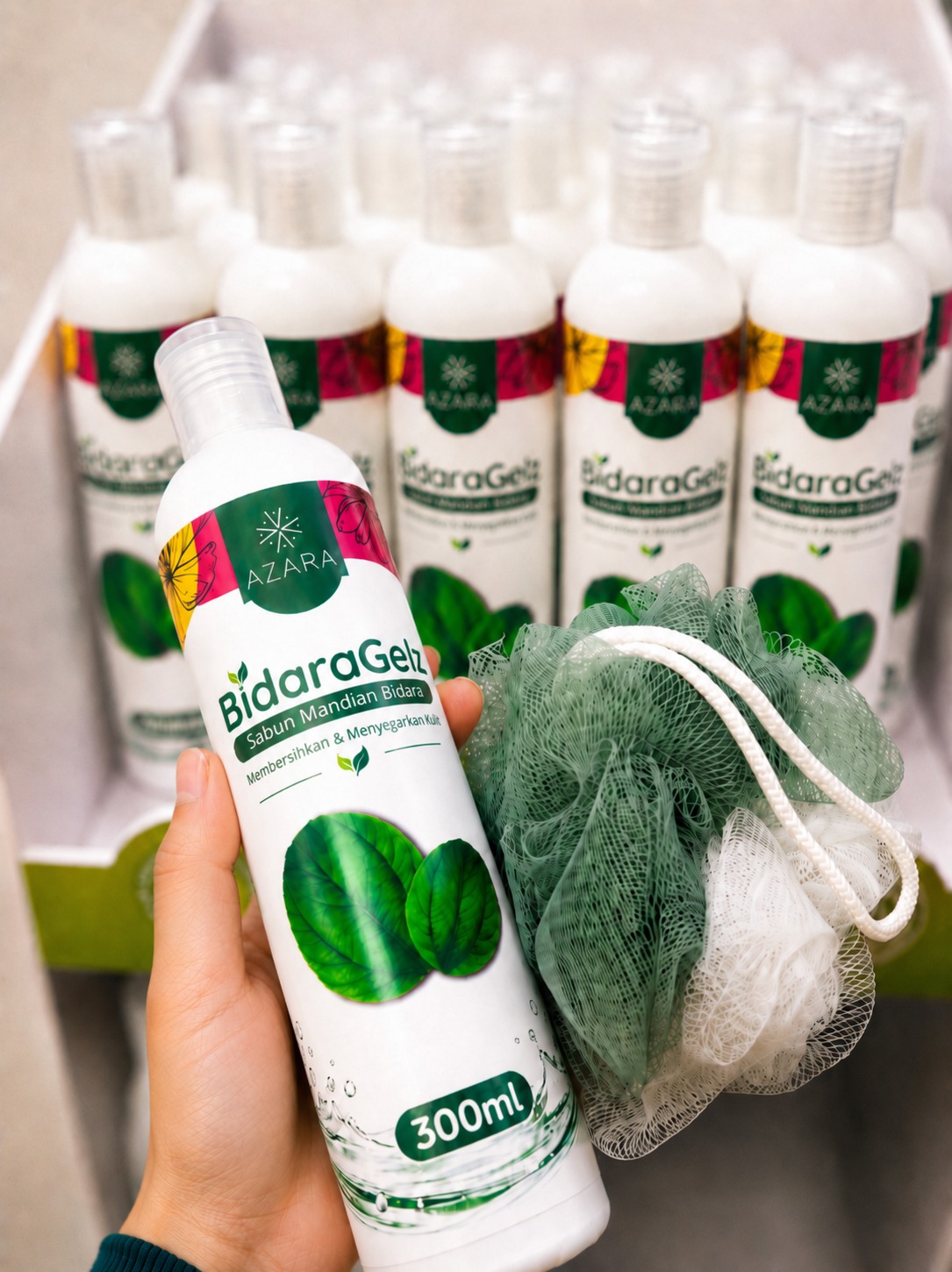 Produk sebenar BidaraGelz — stok siap